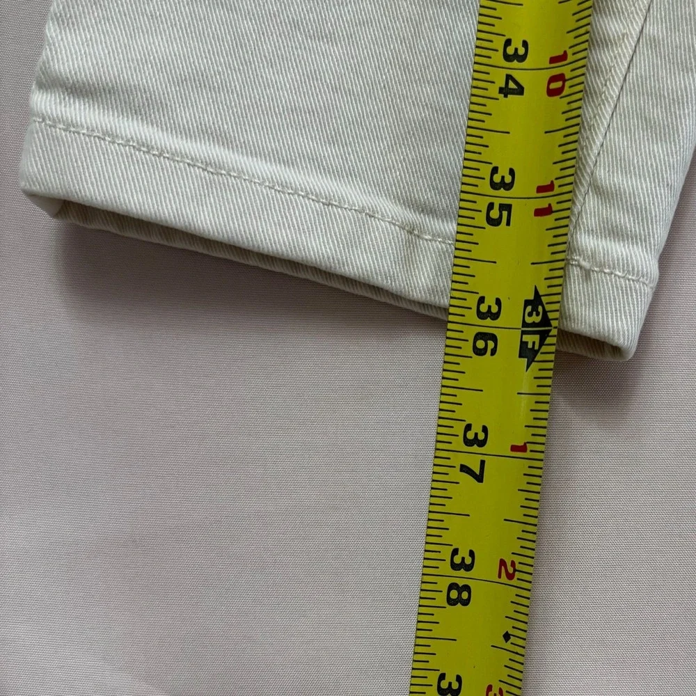 Ann Taylor Skinny Ivory High Rise Jean‎ Chic Clean Lined Sculpting Stretch 12P - Picture 4 of 8